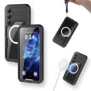 Shellbox Samsung Galaxy S25 Ultra MagSafe vízálló tok, fekete