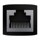 Baseus AirJoy Series RJ-45 internetkábel-csatlakozó 2 db, fekete