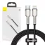 Baseus Cafule USB-C-Lightning kábel, PD, 20 W, 1 m, fekete