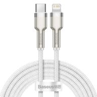 Baseus Cafule USB-C-Lightning kábel, PD, 20 W, 2 m, fehér