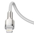 Baseus Cafule USB-C-Lightning kábel, PD, 20 W, 2 m, fehér