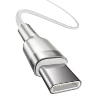 Baseus Cafule USB-C-USB-C kábel, 100 W, 1 m, fehér
