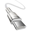 Baseus Cafule USB-C-USB-C kábel, 100 W, 2 m, fehér