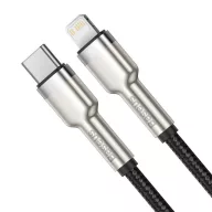 Baseus Cafule USB-Lightning kábel, 2,4A, 1 m, fekete