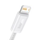 Baseus Dynamic USB-Lightning kábel, 2,4A, 1m, fehér