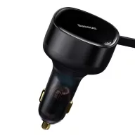 Baseus Enjoyment autós töltő USB-C kábellel, 33W, fekete