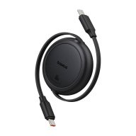   Baseus Free2Pull Mini USB-C to USB-C USB kábel, 60W, 1m, fekete