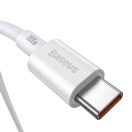 Baseus Superior Series USB-C-USB-C kábel, 100 W, 2 m, fehér