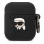 Karl Lagerfeld 3D Logo NFT Karl Head Apple AirPods 1/2 szilikon tok, fekete