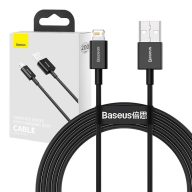   Baseus Superior Series USB-Lightning kábel, 2,4A, 2m, fekete