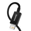 Baseus Superior Series USB-Lightning kábel, 2,4A, 2m, fekete