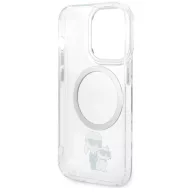   Karl Lagerfeld IML Karl & Choupette Apple iPhone 13 Pro MagSafe tok, átlátszó