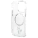 Karl Lagerfeld IML Karl & Choupette Apple iPhone 15 Pro MagSafe tok, átlátszó