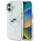 Karl Lagerfeld IML Karl & Choupette Metal Frame iPhone 16 MagSafe tok, átlátszó