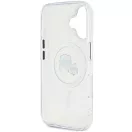 Karl Lagerfeld IML Karl & Choupette Metal Frame iPhone 16 MagSafe tok, átlátszó