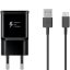 Samsung EP-TA200EBE 15W hálózati töltőadapter + EP-DG970BBE USB-C adatkábel, fekete (eco csomagolásban)
