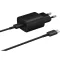 Samsung EP-TA800EBE 25W hálózati töltőadapter + EP-DA705BBE USB-C/USB-C adatkábel, fekete (eco csomagolásban)