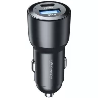 Mobile Origin autós töltő, USB, USB-C, 60 W, fekete