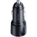 Mobile Origin autós töltő, USB, USB-C, 60 W, fekete