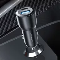 Mobile Origin autós töltő, USB, USB-C, 60 W, fekete