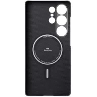   Pitaka Ultra-Slim Samsung Galaxy S25 Ultra MagSafe tok, Fekete/Szürke