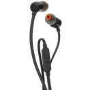 JBL T110BLU Vezetékes fülhallgató mikrofonnal, 3.5 mm Jack, fekete