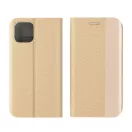 Forcell Sensitive Xiaomi Redmi Note 14 4G (Global) oldalra nyíló flip tok, arany