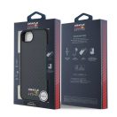 Red Bull Carbon Shiny Logo Apple iPhone 17e / iPhone 16e MagSafe tok, fekete