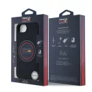 Red Bull PU Leather Red Ring Apple iPhone 17e / iPhone 16e MagSafe tok, tengerészkék