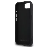   Karl Lagerfeld 3D Rubber Karl and Choupette Apple iPhone 17e / iPhone 16e hátlap tok, fekete