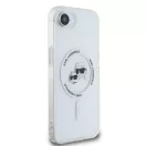 Karl Lagerfeld IML K&CH Heads Metal Frame Apple iPhone 17e / iPhone 16e hátlap tok, átlátszó