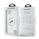 Karl Lagerfeld IML K&CH Heads Metal Frame Apple iPhone 17e / iPhone 16e hátlap tok, átlátszó