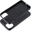 Forcell Carbon Premium Xiaomi Redmi Note 14 5G karbon mintás szilikon tok, fekete