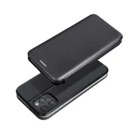   Forcell Elegance oldalra nyíló hátlap tok Xiaomi Redmi Note 14 5G, fekete