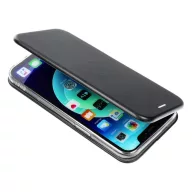   Forcell Elegance oldalra nyíló hátlap tok Xiaomi Redmi Note 14 5G, fekete