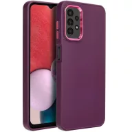  Frame Xiaomi Redmi Note 14 Pro 4G közepesen ütésálló tok kameravédő kerettel, lila