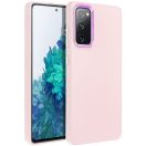 Frame Xiaomi Redmi Note 14 Pro 4G közepesen ütésálló tok kameravédő kerettel, rózsaszín