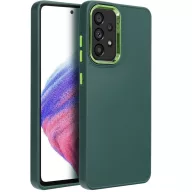   Frame Xiaomi Redmi Note 14 Pro 4G közepesen ütésálló tok kameravédő kerettel, zöld