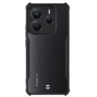   Tactical Quantum Stealth Xiaomi Redmi Note 14 5G hátlap tok, átlátszó/fekete