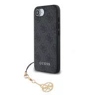   Guess 4G Charm iPhone 17e / iPhone 16e kemény hátlap tok, szürke