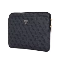   Guess PU 4G Triangle Logo Sleeve 14" laptop táska, fekete