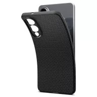   Spigen Liquid Air Samsung Galaxy S25 Edge tok, Matte Black, fekete