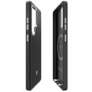 Samsung by Spigen Enzo Aramid Magnetic Galaxy S25 Ultra mágneses gyári tok, fekete-ezüst