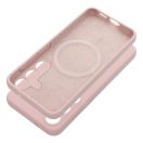 2mm Samsung Galaxy S25 Edge MagSafe szilikon tok, világos rózsaszín