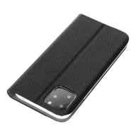  Forcell Sensitive Samsung Galaxy S25 Edge oldalra nyíló flip tok, fekete