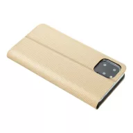   Forcell Sensitive Samsung Galaxy S25 Edge oldalra nyíló flip tok, arany