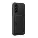 Samsung Card Slot Cover Galaxy A56 5G gyári szilikon hátlap tok, fekete