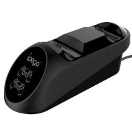   iPega 9180 PS4 kontroller / gamepad töltő állomás 2 db kontrollerhez, fekete