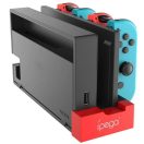 iPega 9186 Dock pro töltő állomás N-Switch /Joy-con kompatibilis, fekete/piros