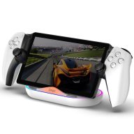   iPega P5P02 PlayStation Portal töltő dokkoló RGB világítással, fehér